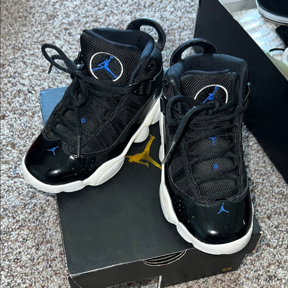 Jordan Kids Sneakers - Black and Blue